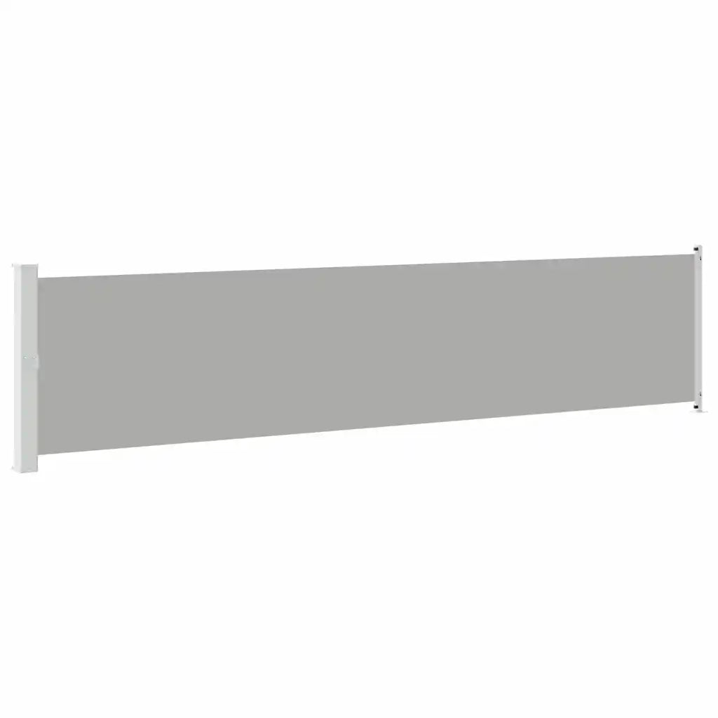 Tenda Laterale Retrattile per Patio 140x600 cm Grigio 313373