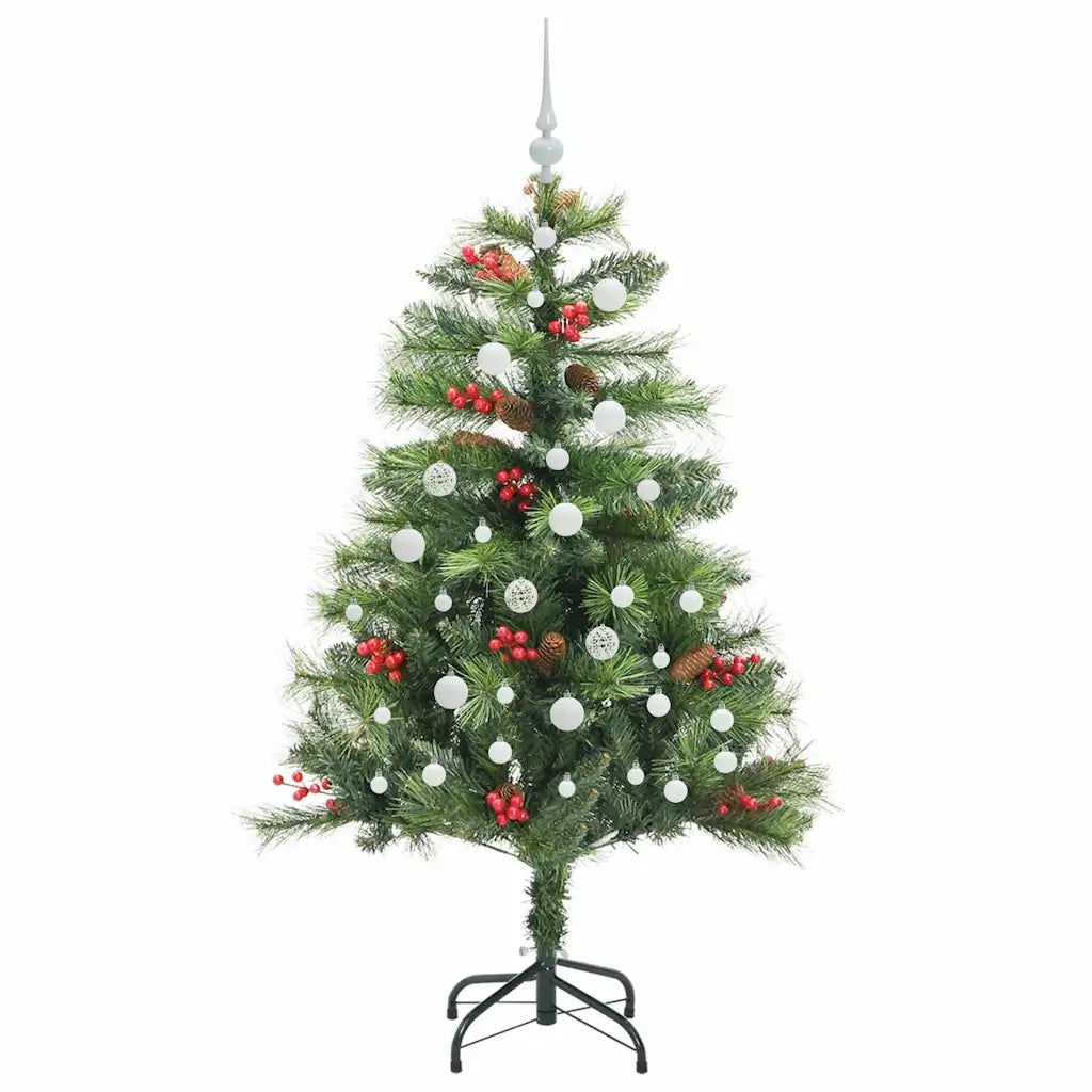 Albero di Natale | Decorazioni natalizie artificiale Verde 150 cm PVC e Metallo