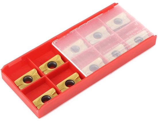 Set di frezzi a 10 pezzi in acciaio duro - con lama di alta resistenza al taglio - alta durezza - resistente al calore - trattamento di passivazione preciso - set di lastre di frezzi
