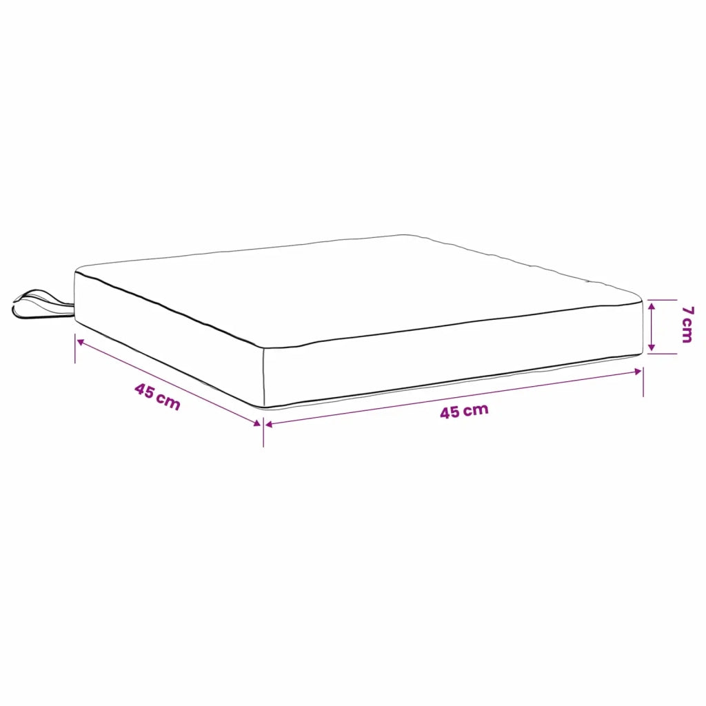 Cuscini per Sedia in 4 Pezzi SOEST 4 pz 100% Poliestere 944470