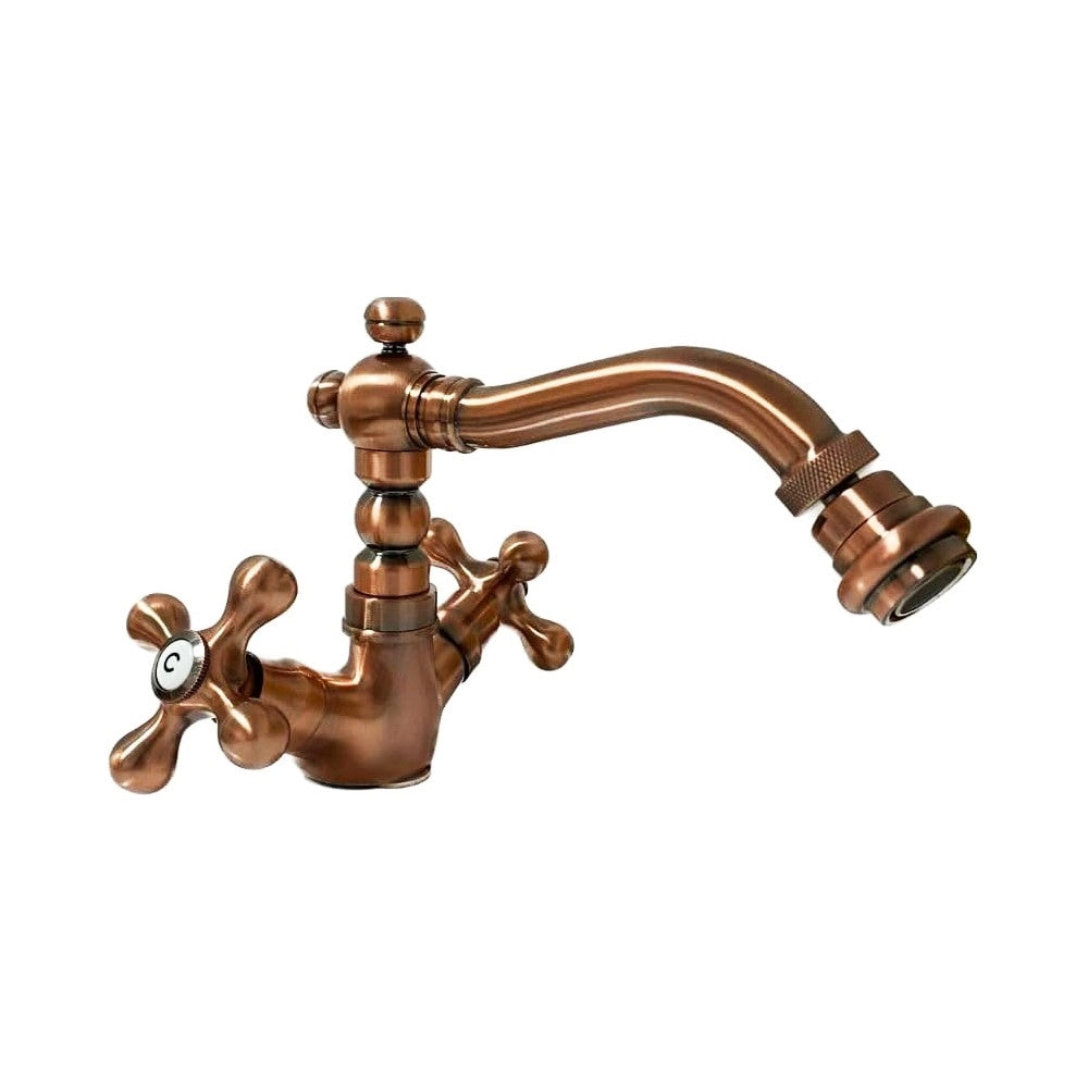 Rubinetto bidet rame antico Lecce classico