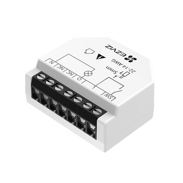 Relè WiFi intelligente a 1 canale. Automatizzazione luci. Scenari personalizzabili. EZVIZ T35W
