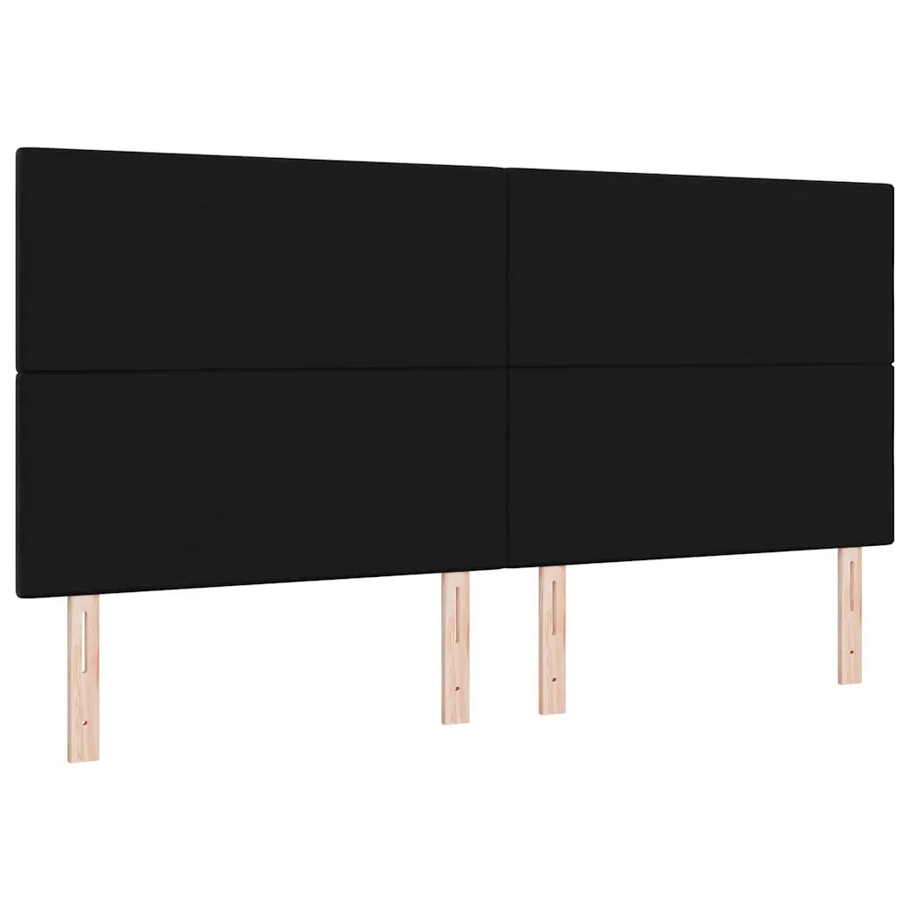 Testiera | Testata Nero 200 cm Velluto