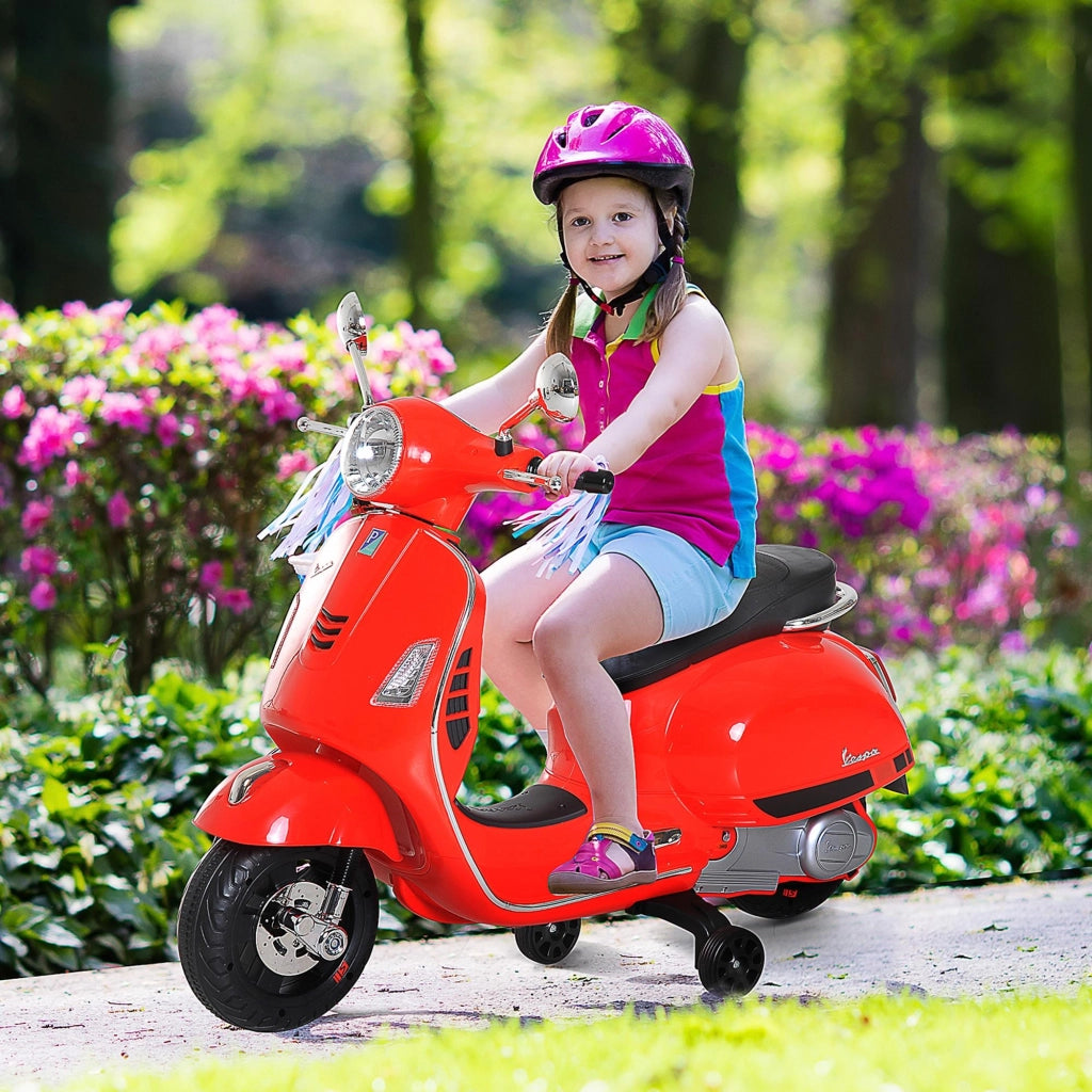 Moto Elettrica Bambini con Luci e Suoni ¨C zephmum ¨C Rosso