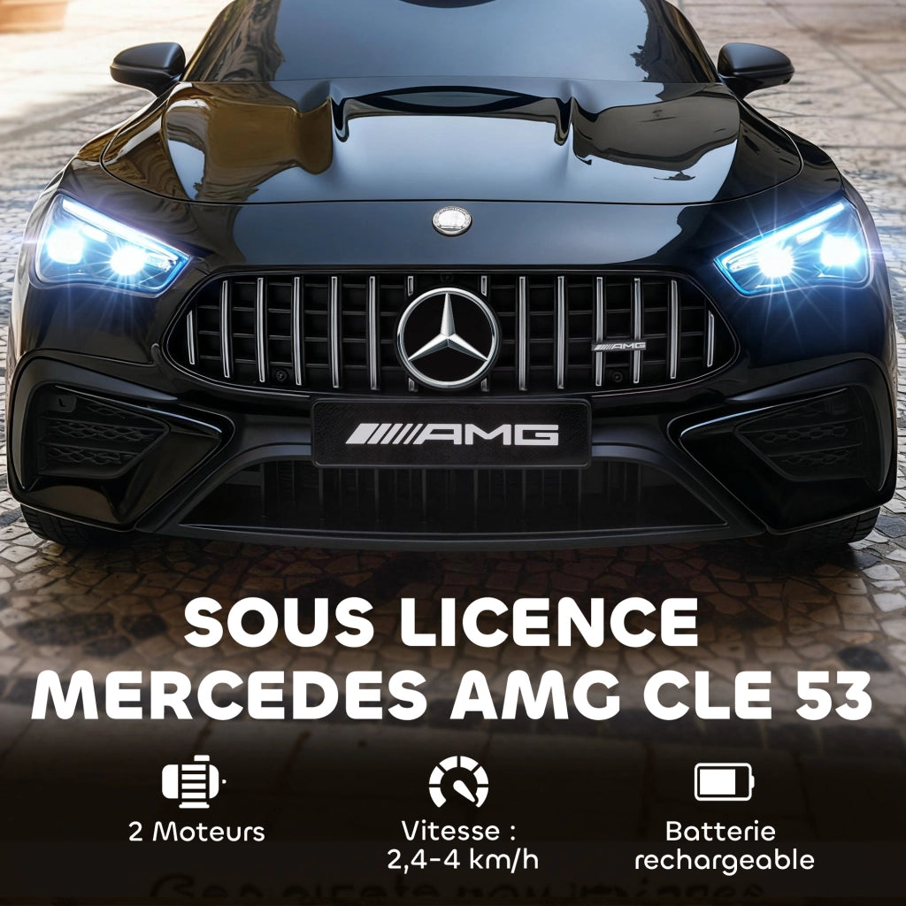 Auto elettrica per bambini Mercedes AMG ¨C Minimal ¨C 99x55x43 cm nero