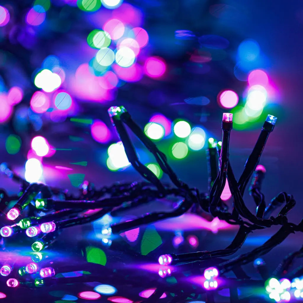 Gruppo Stringa LED con 2000 LED Pastello Multicolore 17 m PVC 343248