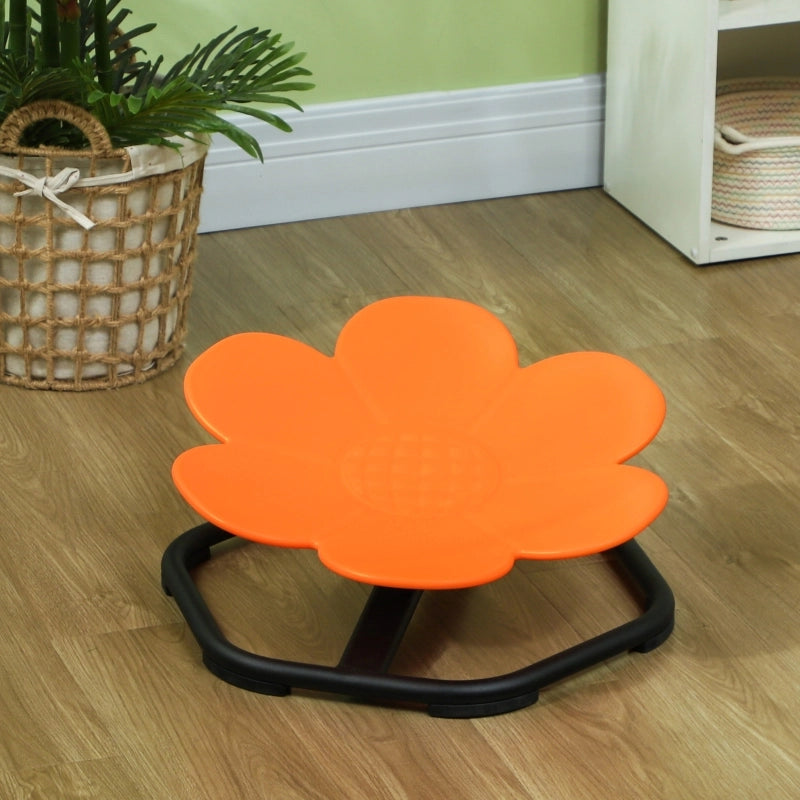 SEDIA SENSORIALE GIREVOLE 55x55x26 cm Plastica Arancione