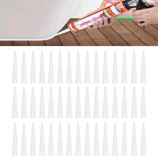 45 pezzi di bocchetti in silicone per kit pistola ad aria compressa