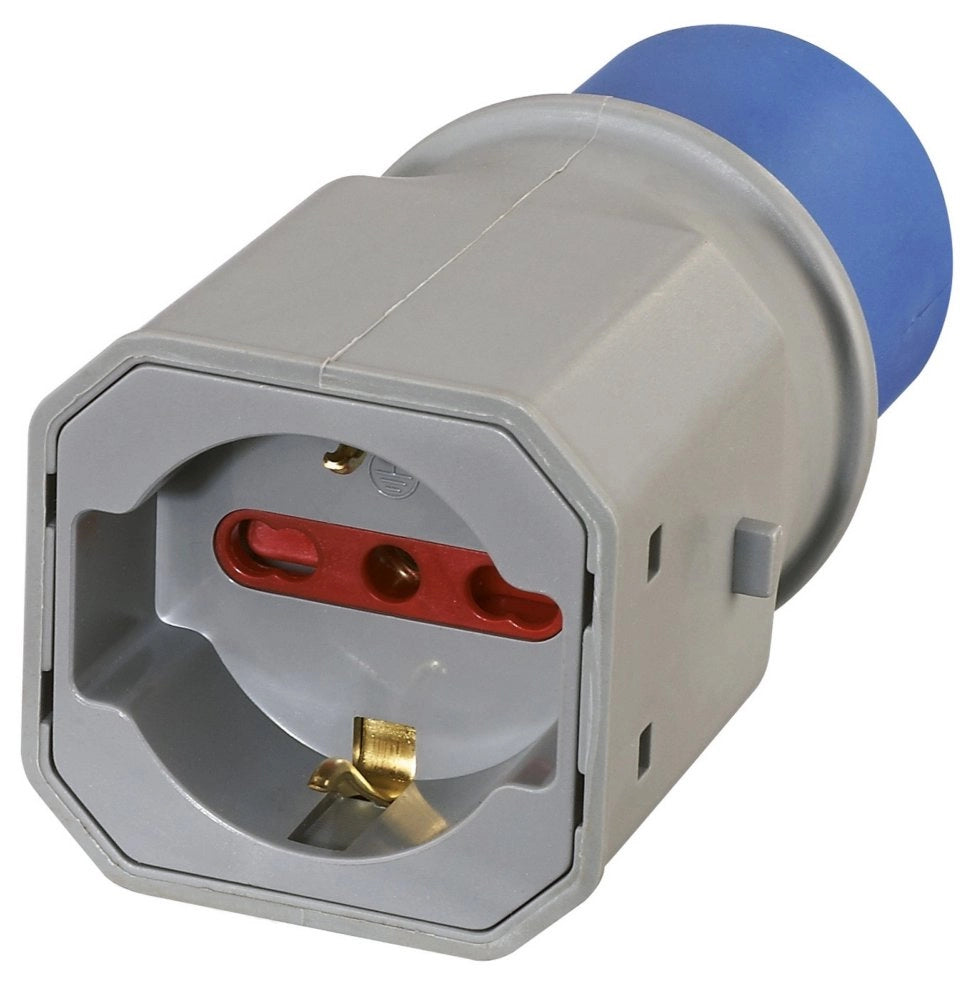 1pz adattatore industriale 16a 220 v- bip/schu fig.8 cod:ferx.83997