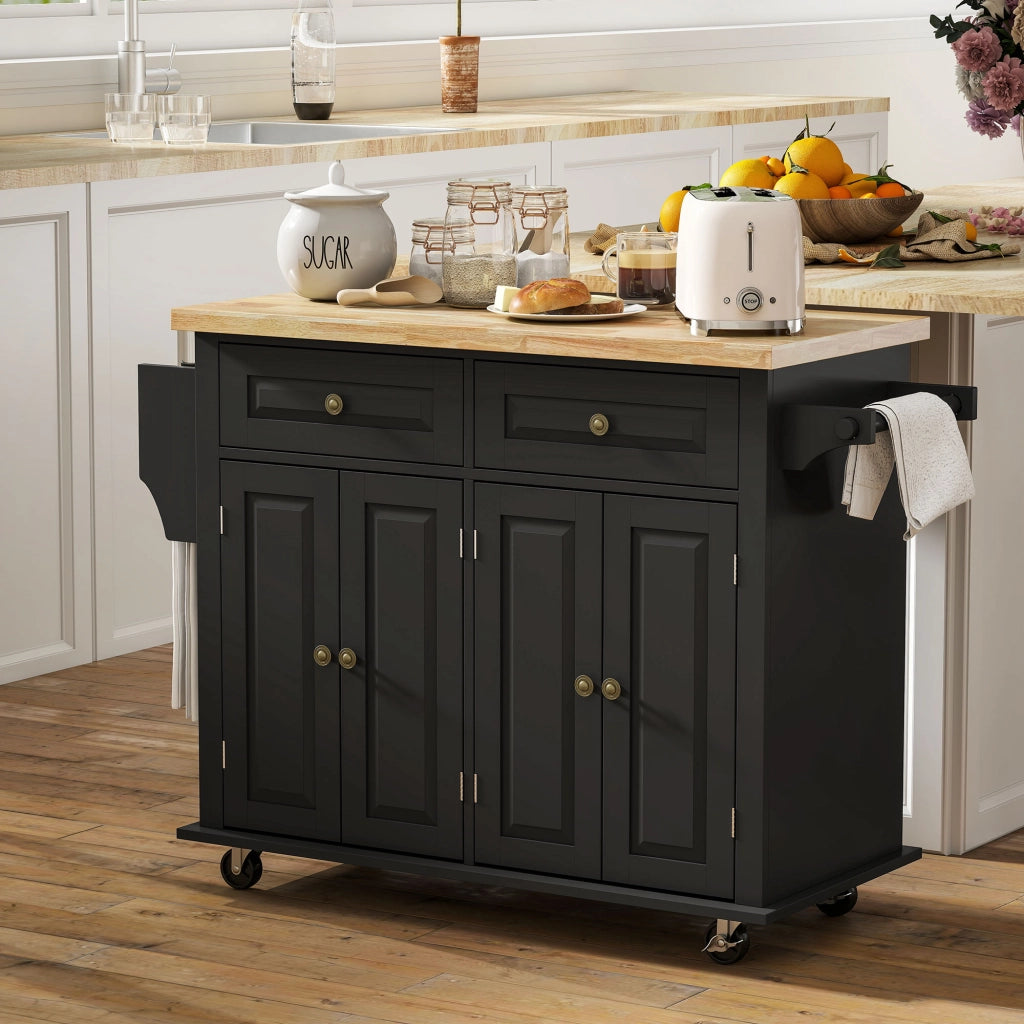 Mobile da cucina con ripiani e cassetti ¨C Minimal ¨C Nero