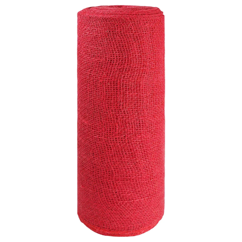 Rotolo di Juta 100 x 2500 cm Rosso 42012057