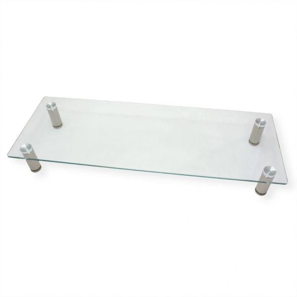 ROLINE STAND PER MONITOR IN VETRO, CON PIEDINI METALLICI AGGIUSTABILI
