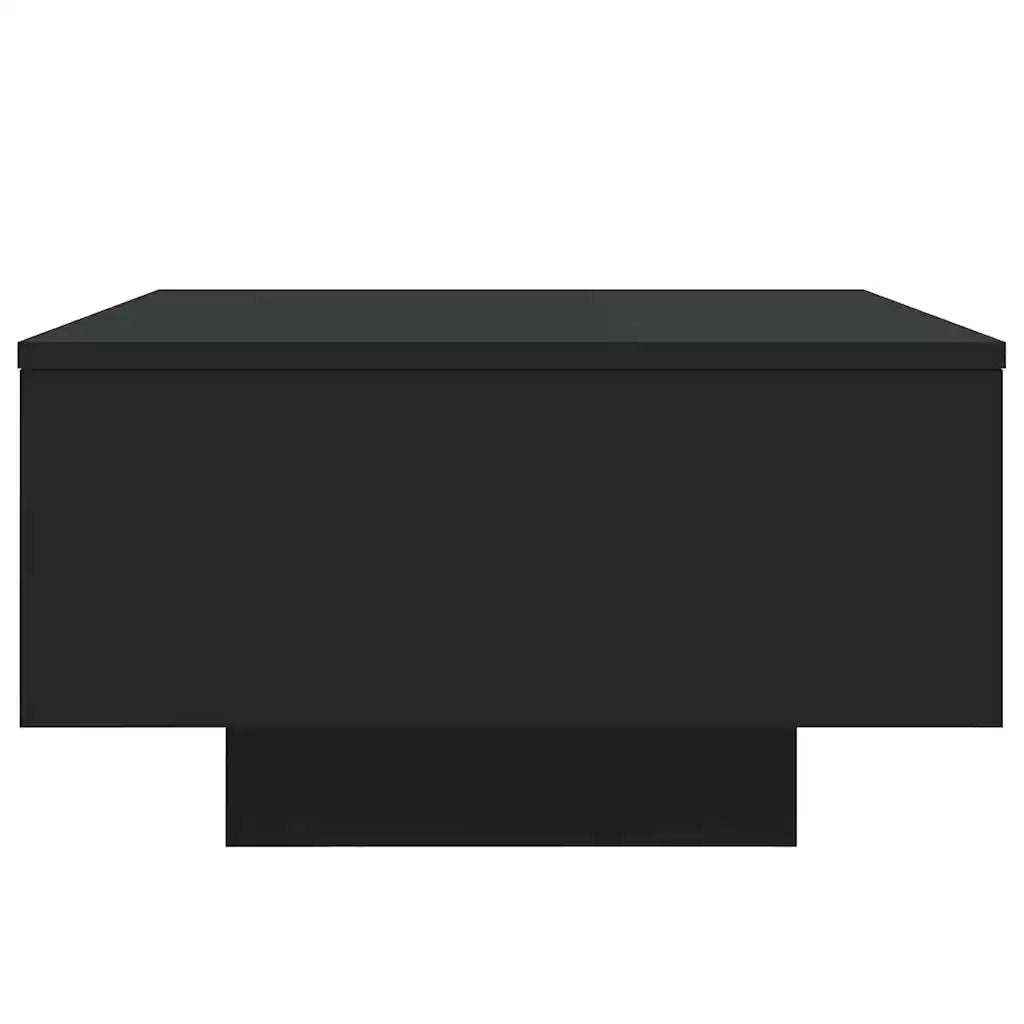 Tavolino da salotto | Tavolino da caff¨¨ | Tavolino da Soggiorno con Luci LED Nero 55x55x31 cm