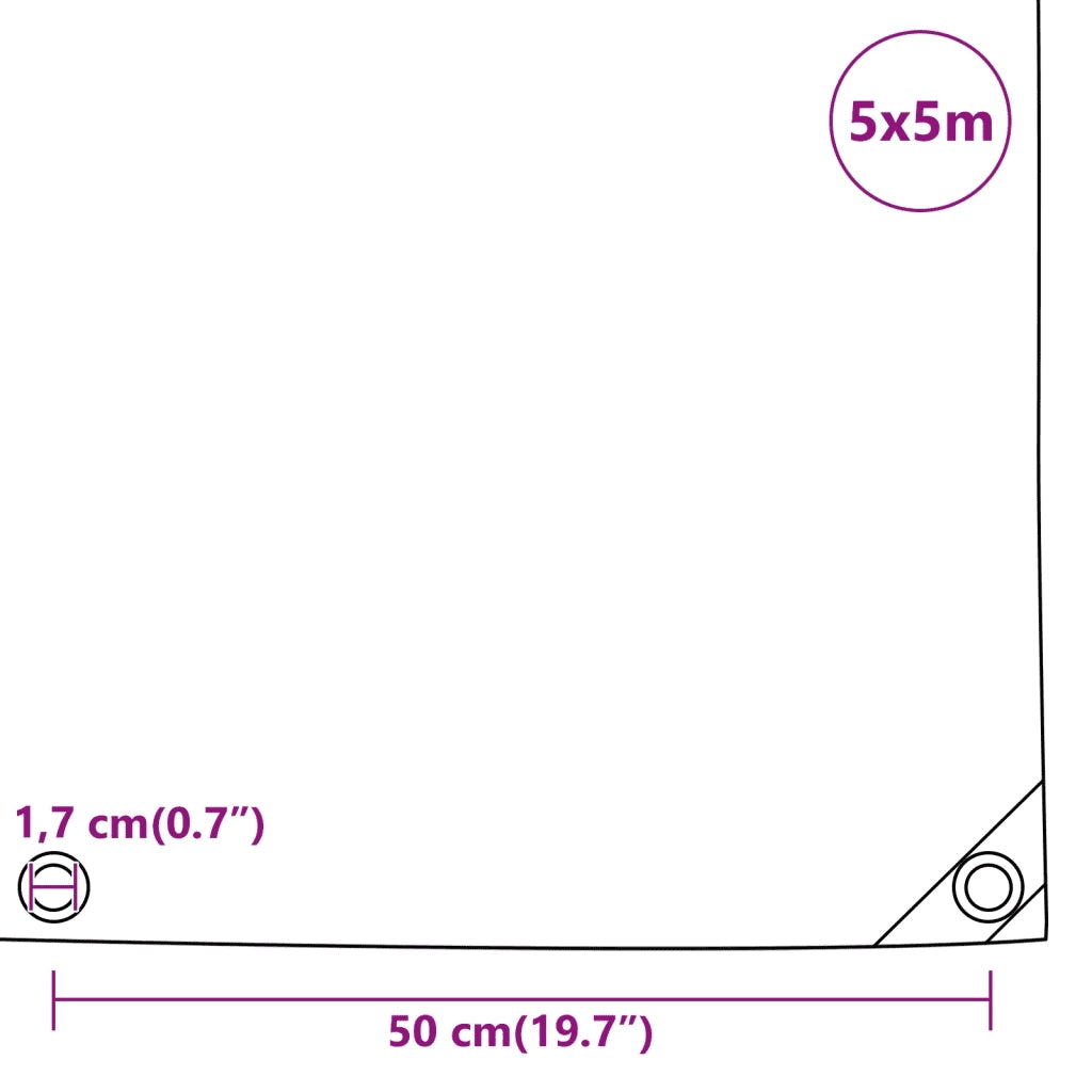 Telone Blu 5x5 m 650 g/m2