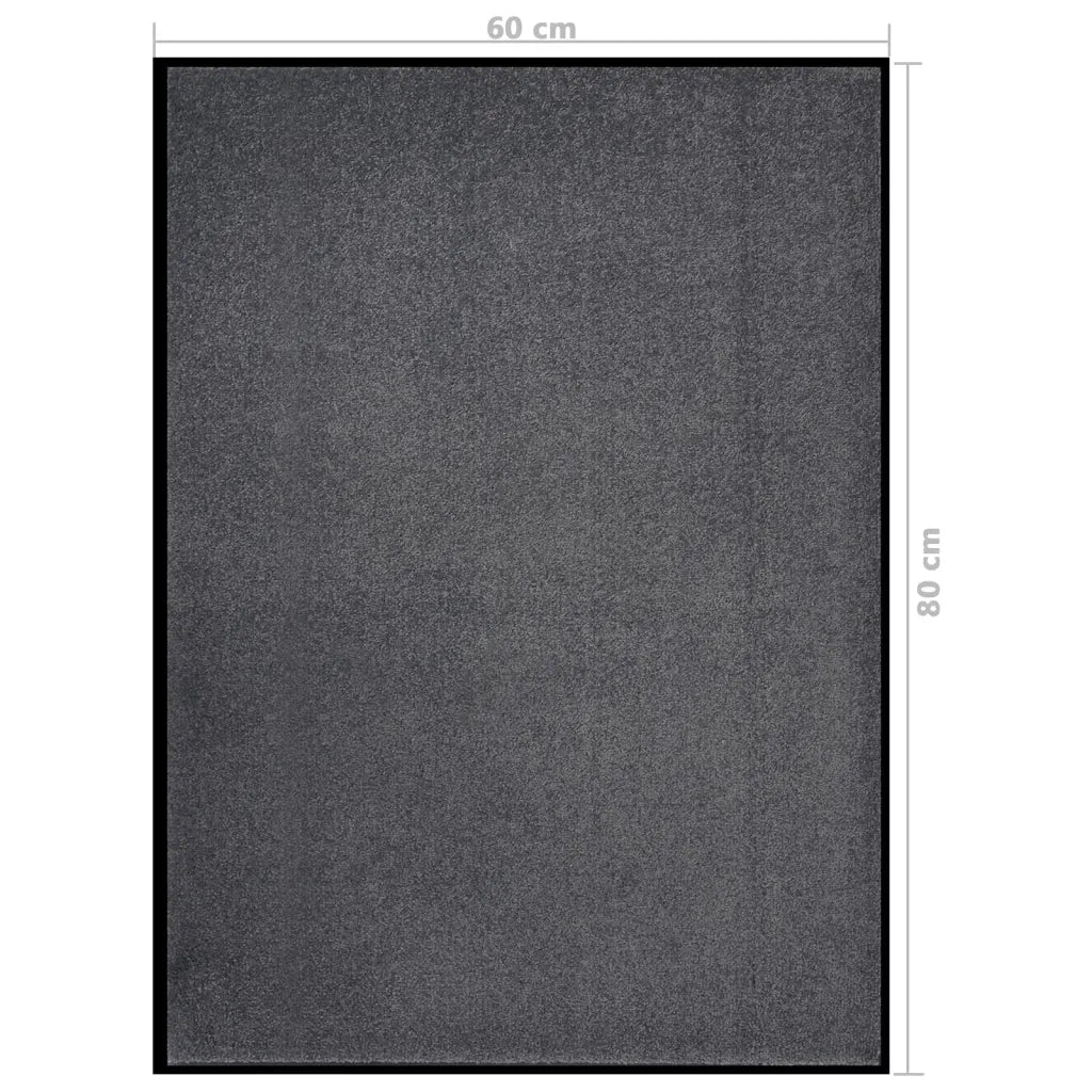 Zerbino | Tappetino Antracite 60x80 cm