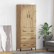 Credenza con cassetto Rovere artigianale 69,5 x 34 x 180 cm 3416018