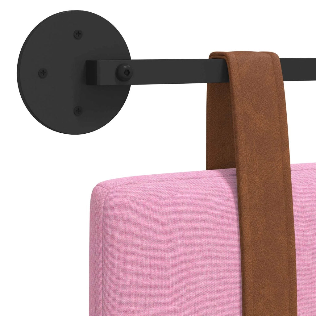 Testata appesa Tinta unita Rosa 190 x 55 x 5 cm PU Antico 42031523