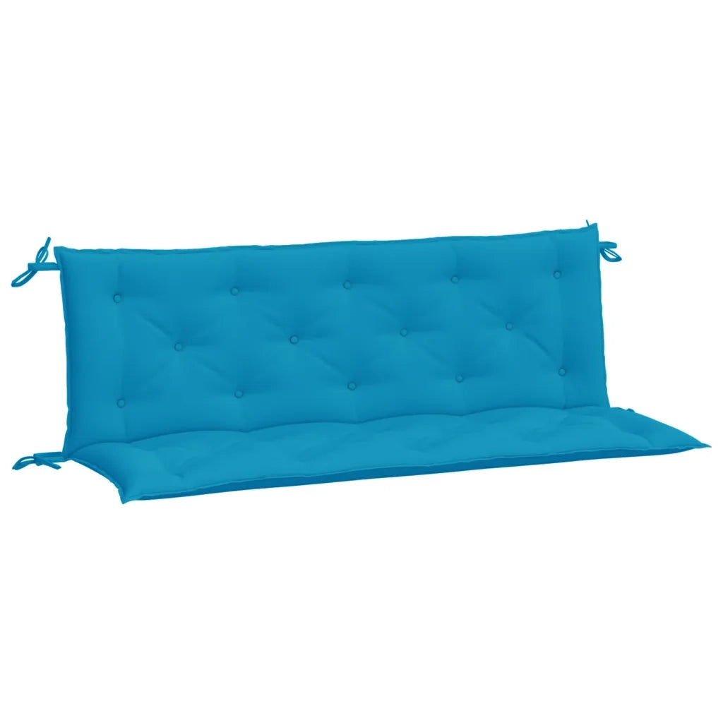 Cuscini per Panca 2 pz Azzurri 150x50x7 cm in Tessuto Oxford 361701