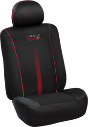 Set Coprisedile 3 Pz Powerbar Nero/Rosso