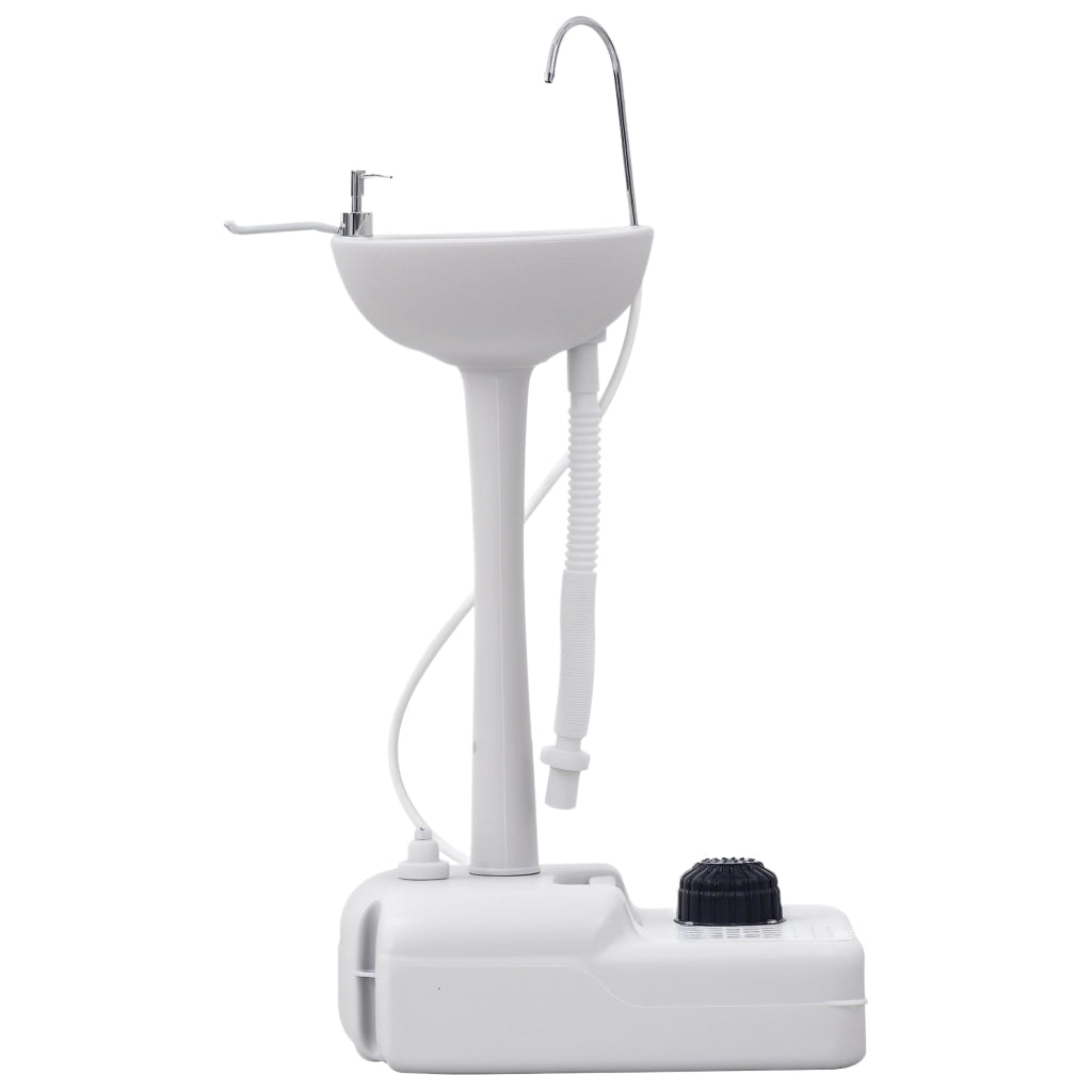 Lavabo Portatile con Ruote ¨C zephmum ¨C Serbatoio Acqua 17L, 51x33.5x103cm