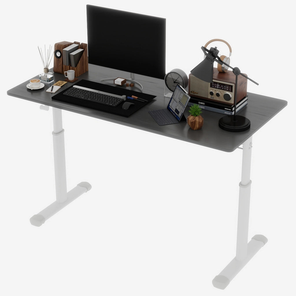 Scrivania studio regolabile per bambini e adulti ¨C regolabile in altezza, scrivania multifunzionale per casa/ufficio, design compatto