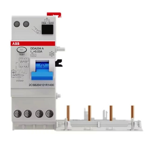 ABB DDA204 A 40A 30MA BLOCCO DIFFERENZIALE 4P