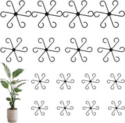 Supporti per piante 16 pezzi per piante da appartamento, pomodori, rose - clip e sostegni per piante - supporti per piante riutilizzabili e fissa