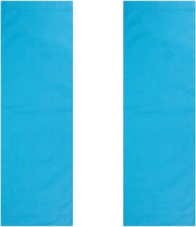 Copri Bordo per Ombrellone da Spiaggia 120x43 cm - Blu Misto - 2 Pezzi