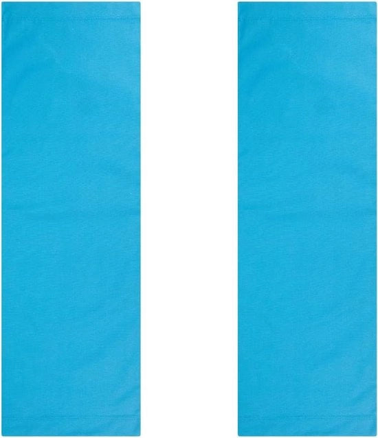 Copri Bordo per Ombrellone da Spiaggia 120x43 cm - Blu Misto - 2 Pezzi