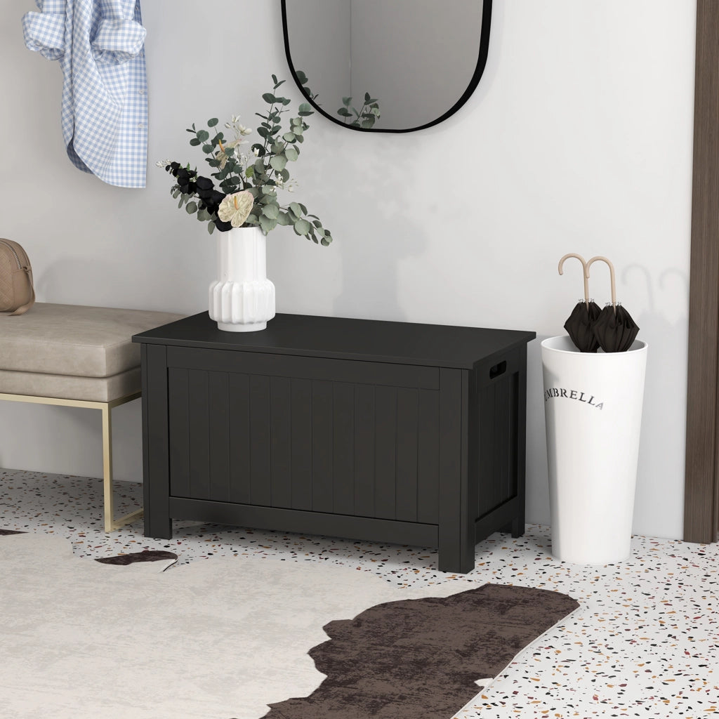 Cassa di Stoccaggio ¨C Minimal ¨C 81x40x46 cm Nero