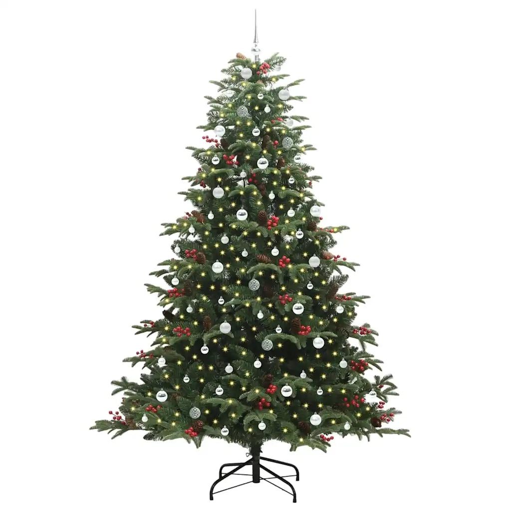 Albero di Natale artificiale con 300 LED Verde 240 cm 3395573
