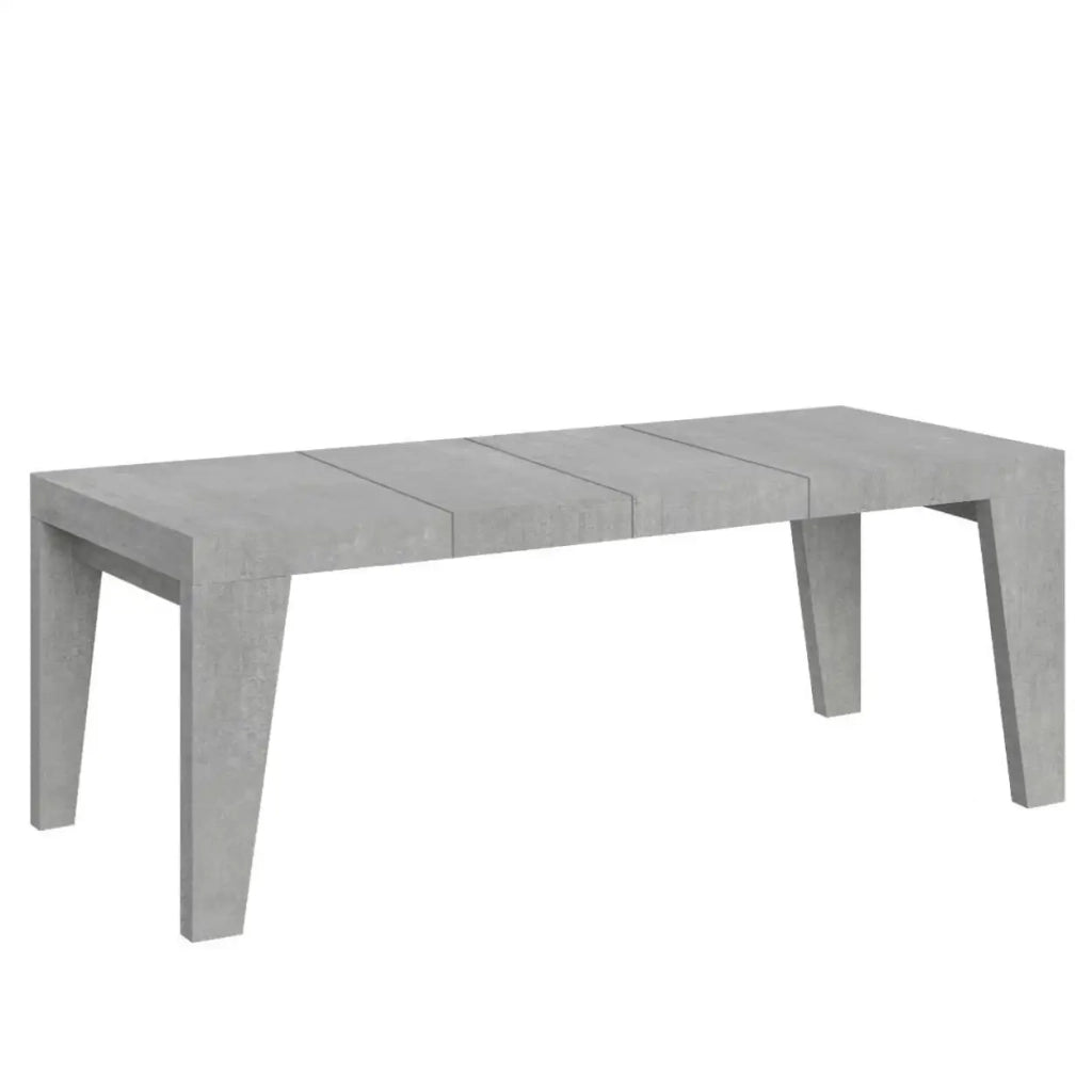 Tavolo allungabile 160/420x90 cm Naxy Premium colore cemento