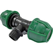 TEE A COMPRESSIONE FILETTO MASCHIO PN10 - MM 20X3/4M- 10 pezzi