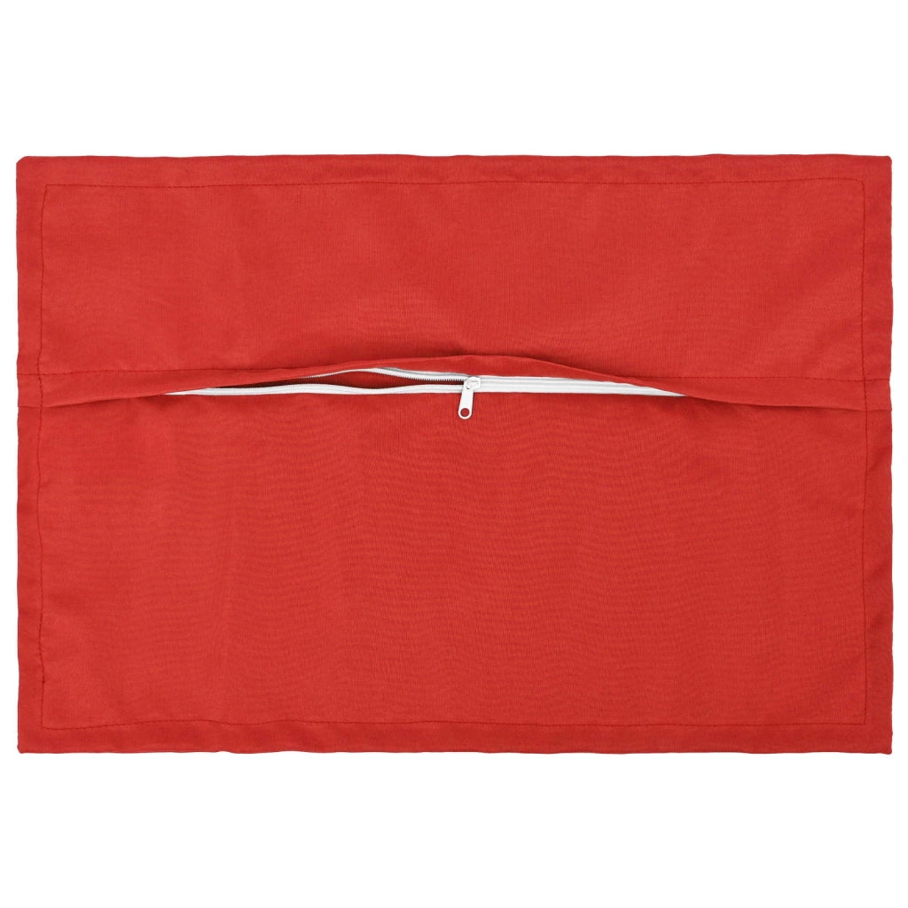 Federa 2 pz HOUTEN Rosso 50 x 80 cm Poliestere 920205