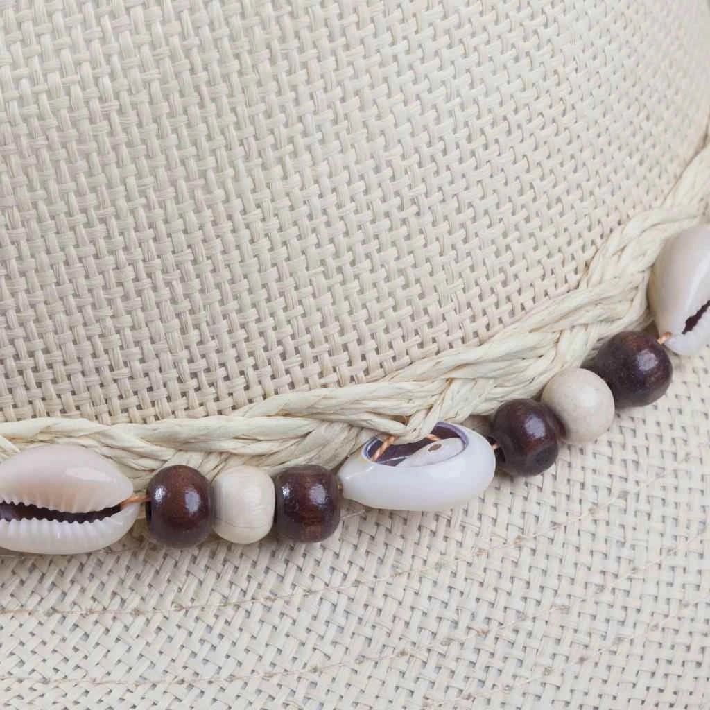 Cappello fedora bianco con dettaglio 58