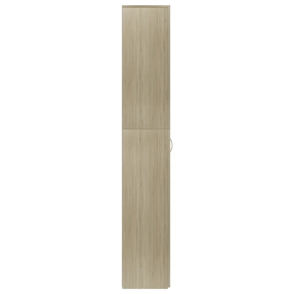 Armadio per Ufficio Rovere Sonoma 60x32x190cm Legno Multistrato CFW4079314