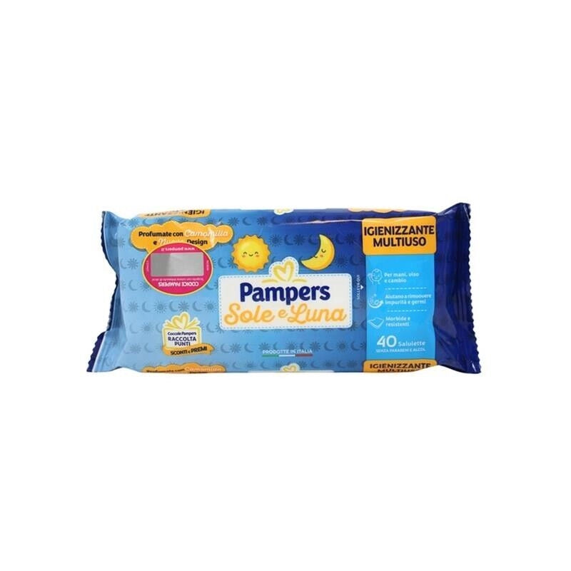 PAMPERS 920 SALVIETTE UMIDIFICATE BAMBINI SOLELUNA