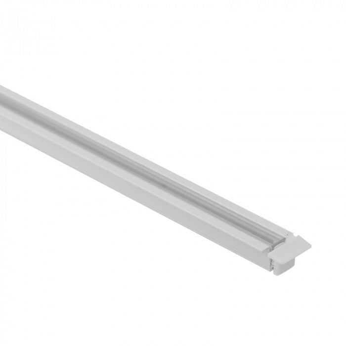 Profilo LED PW-01 a vista bianco diff. trasparente 1m Ecolight
