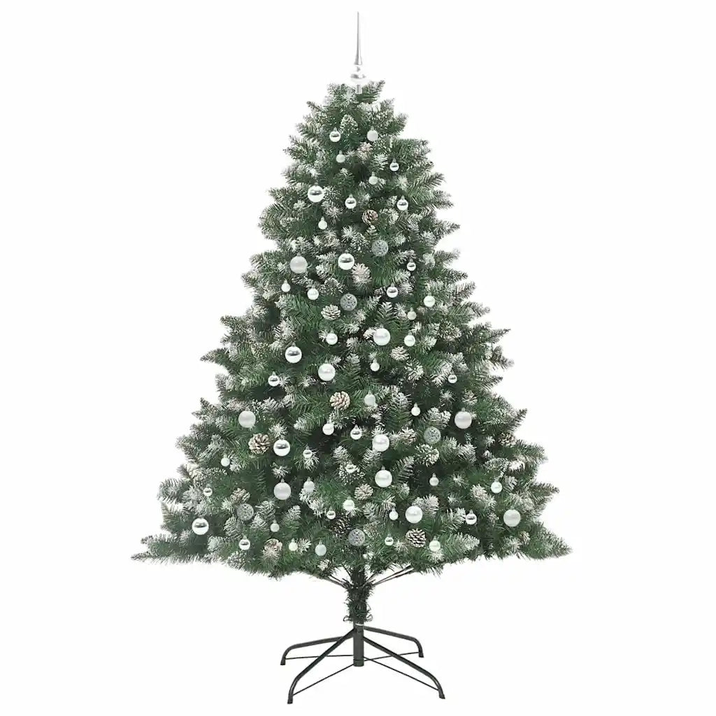 Albero di Natale artificiale con 300 LED Verde 210 cm 3395250