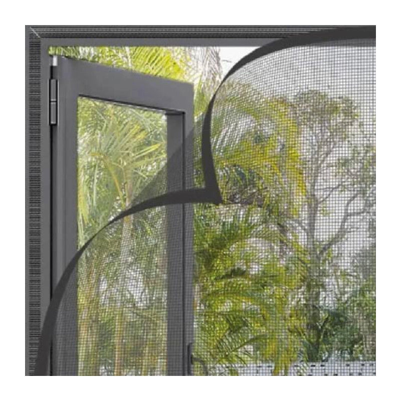C ZANZARIERA KIT STRAPPO FINESTRA 130X150 NERO