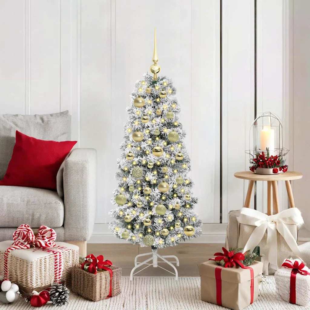 Albero di Natale | Decorazioni natalizie Artificiale con Rami Pieghevoli 120 cm