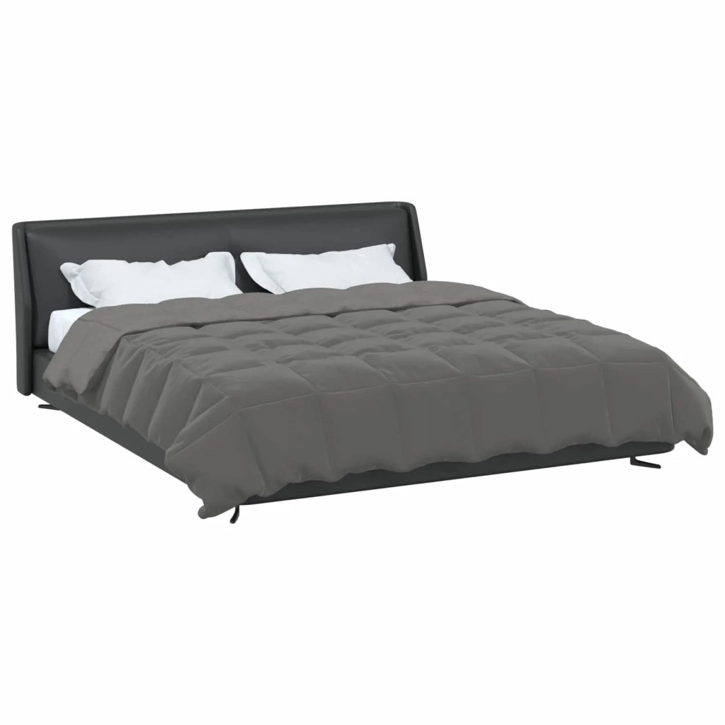 Duvet Invernale 220 x 240 cm Inverno Grigio chiaro Traspirante 42026094