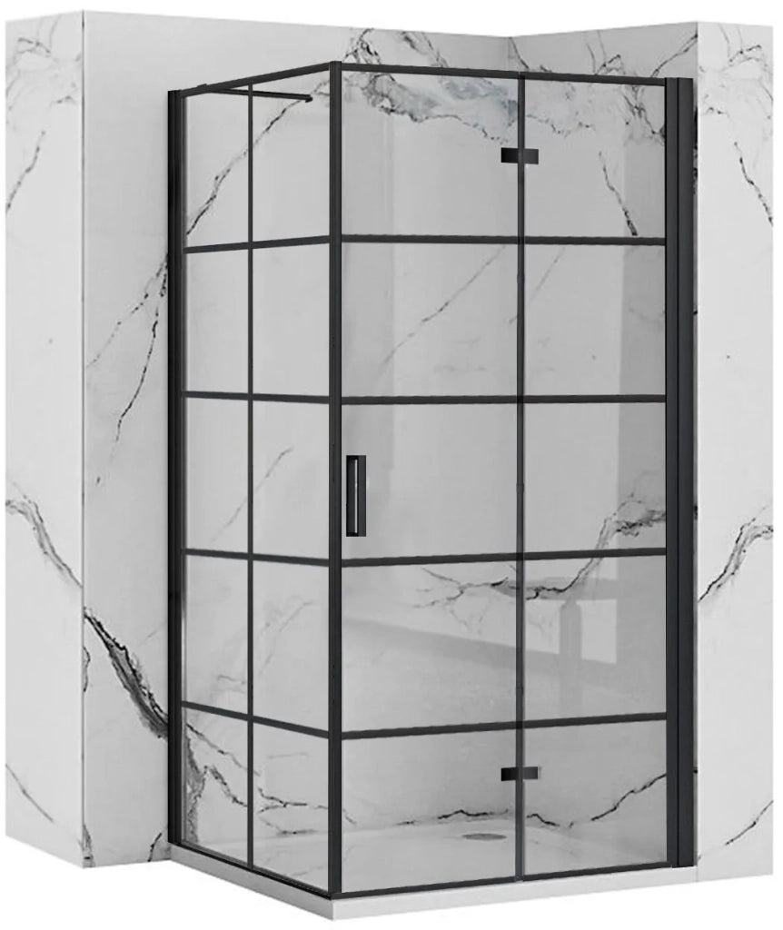 Cabina Doccia Rea Molier Black 80x90