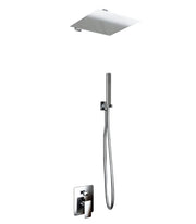 Kit doccia a 2 vie, miscelatore soffione e doccetta Sicena Never