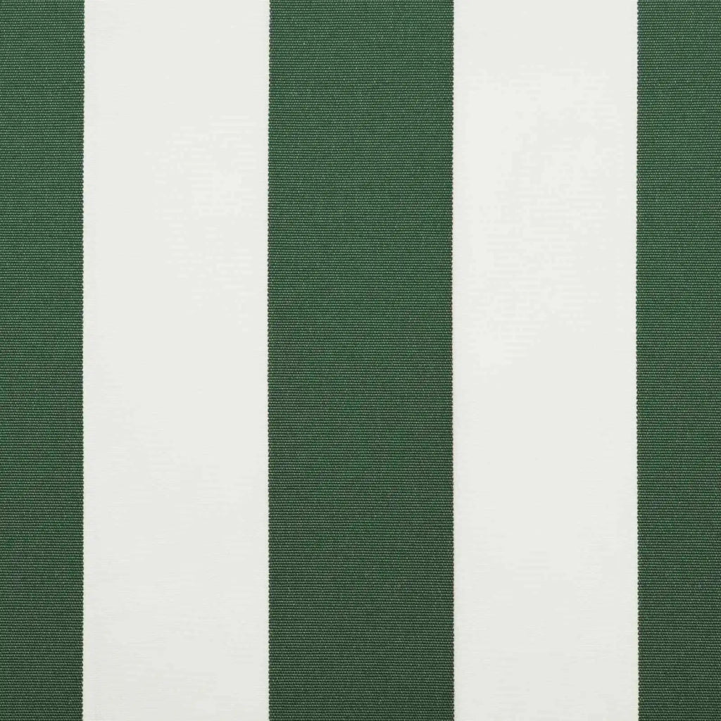 Tenda Retrattile Verde e Bianco 400 × 300 cm 3330719