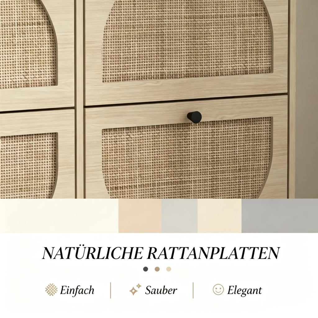 Scarpiera compatta dal design moderno e semplice, salvaspazio