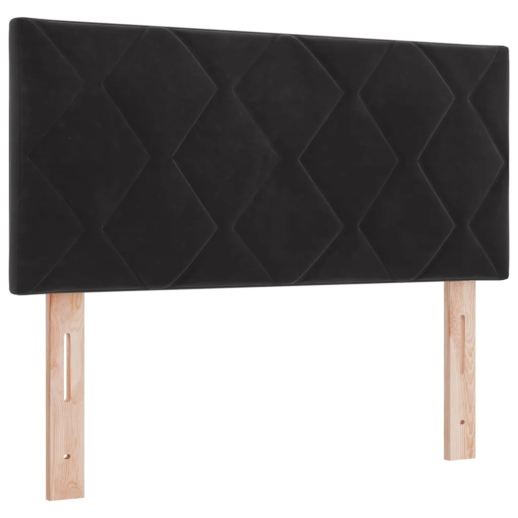 Testiera | Testata Nero 90 cm Velluto