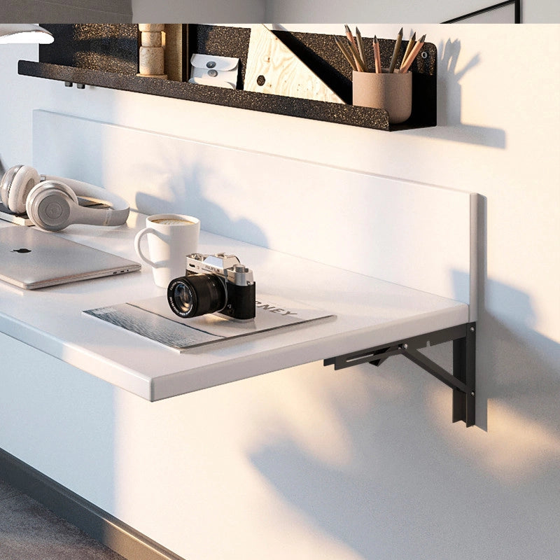Set di supporti pieghevoli, lunghezza 403 mm, Acciaio, Verniciato bianco