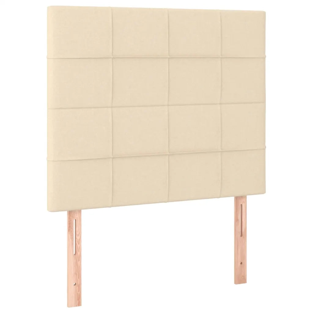 Giroletto a Molle con Materasso Crema 80x200 cm inTessuto