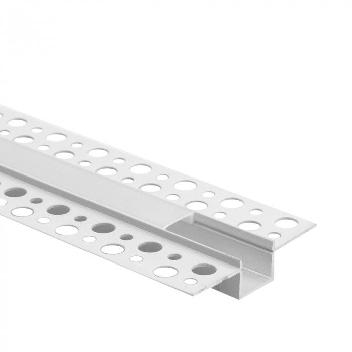 Profilo LED incasso GP02 bianco diffusore opale 2m Ecolight